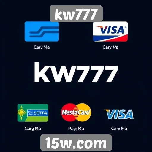métodos de pagamento no kw777 são variados